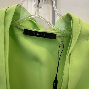 Tahari Vibrant Green Dress